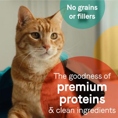 Show full view: CANIDAE Adore Grain-Free Tuna, Chicken & Mackerel in Broth Canned Cat Food, 2.46-oz, case of 24 slide 8 of 10