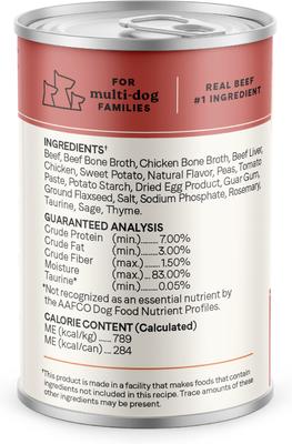 Show full view: CANIDAE All Life Stages Chunky Stew Toppers Beef & Vegetable Recipe Wet Dog Food, 12.7-oz can, case of 6 slide 3 of 11