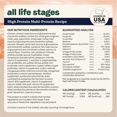 Show full view: CANIDAE All Life Stages Multi-Protein High Protein Recipe Dry Dog Food, 27-lb bag slide 9 of 11