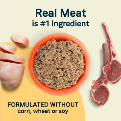 Show full view: CANIDAE All Life Stages Multipack Multi-Protein with Chicken, Lamb & Fish Pate Canned Wet Dog Food, 13-oz can, case of 6 slide 6 of 8