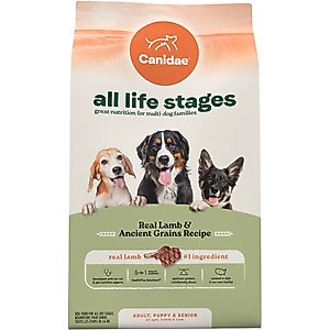 CANIDAE All Life Stages Real Lamb & Ancient Grains Recipe Dry Dog Food, 5-lb bag