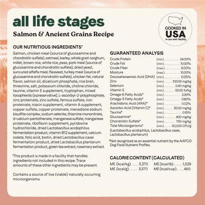 Show full view: CANIDAE All Life Stages Real Salmon & Ancient Grains Recipe Dry Dog Food, 5-lb bag slide 6 of 10