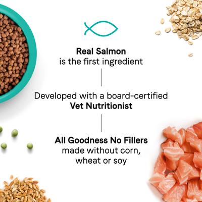 Show full view: CANIDAE Goodness for Joints Real Salmon Adult Dry Cat Food, 10-lb bag slide 6 of 7