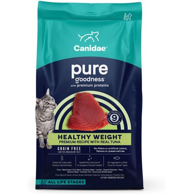 CANIDAE Canidae PURE Ocean with Tuna Indoor Formula Dry Cat Food, 10-lb bag
