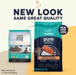 CANIDAE Grain-Free PURE Limited Ingredient Salmon Recipe Dry Cat Food, 10-lb bag slide 2 of 8