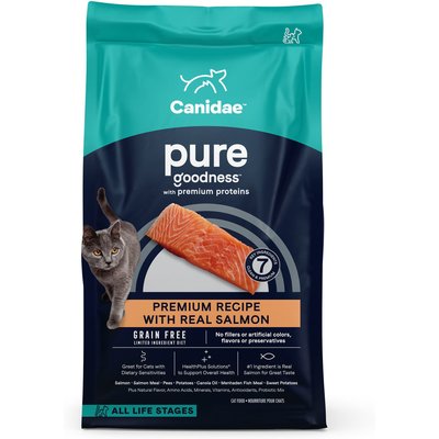 CANIDAE Canidae Limited Ingredient PURE Sea Fresh Salmon Dry Cat Food, 5-lb