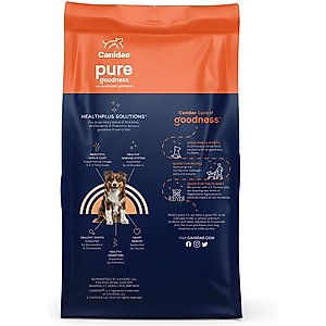 CANIDAE Grain-Free PURE Limited Ingredient Salmon & Sweet Potato Recipe Dry Dog Food, 12-lb bag
