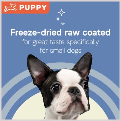 Show full view: CANIDAE Grain-Free PURE Petite Salmon Formula Small Breed Puppy Limited Ingredient Freeze-Dried Raw Coated Dry Dog Food, 4-lb bag slide 7 of 11