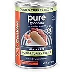 CANIDAE PURE All Stages Grain-Free Limited Ingredient Duck & Turkey Recipe Canned Dog Food, 13-oz can, case of 12