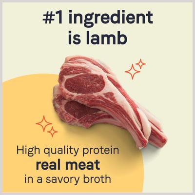 Show full view: CANIDAE PURE All Stages Grain-Free Limited Ingredient Lamb Recipe Canned Dog Food, 13-oz, case of 12 slide 6 of 13