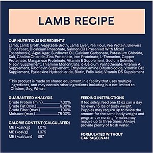 CANIDAE PURE All Stages Grain-Free Limited Ingredient Lamb Recipe Canned Dog Food, 13-oz, case of 12