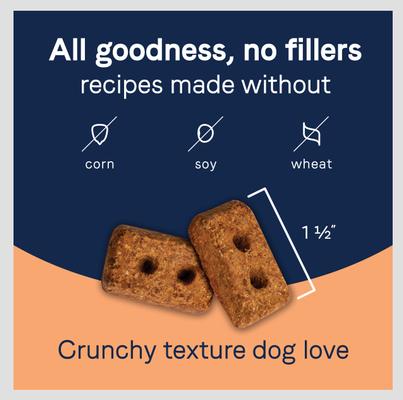 Show full view: CANIDAE Pure Biscuits with Salmon & Sweet Potato Dog Treats, 11-oz bag slide 6 of 11