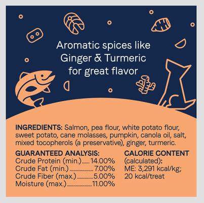 Show full view: CANIDAE Pure Biscuits with Salmon & Sweet Potato Dog Treats, 11-oz bag slide 8 of 11