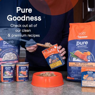 Show full view: CANIDAE PURE Chicken & Sweet Potato Recipe Jerky Dog Treats, 4-oz bag slide 8 of 9