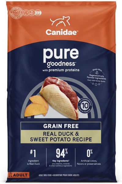 Canidae Pure Goodness Real Duck & Sweet Potato Recipe Adult Dry Dog Food