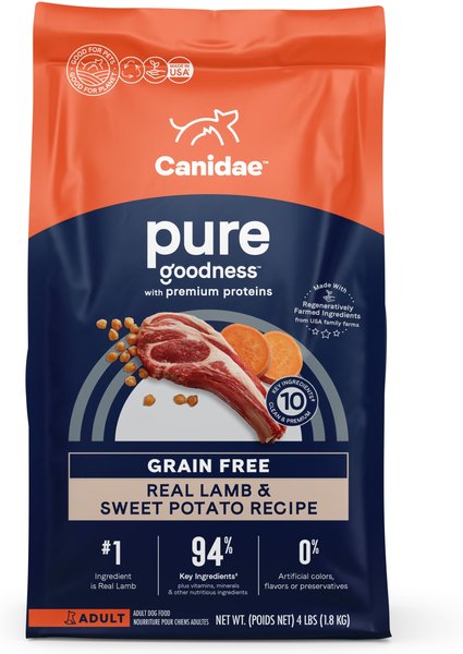Canidae Pure Goodness Real Lamb & Sweet Potato Recipe Adult Dry Dog Food