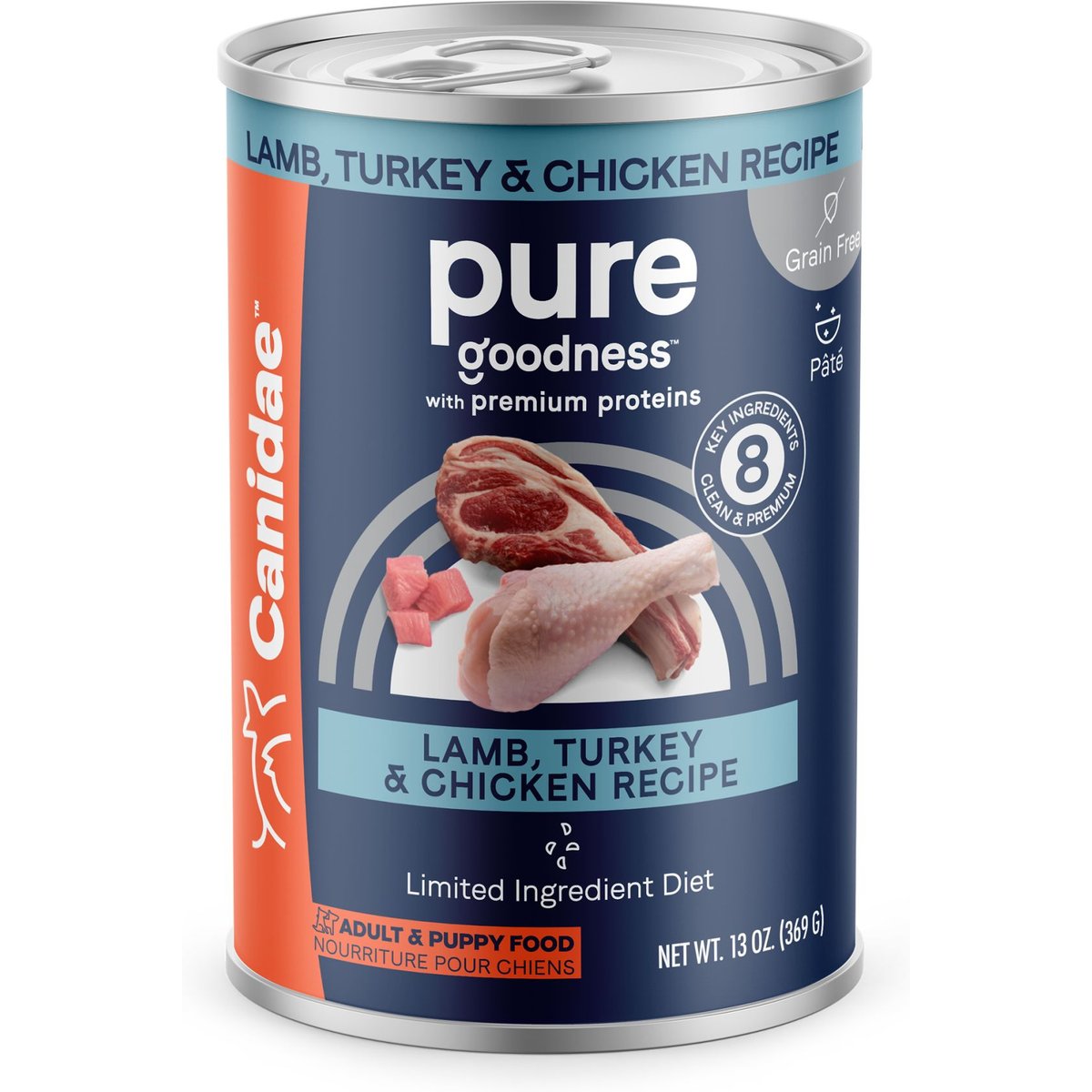 Canidae pureELEMENTS Chicken, Lamb & Fish Dog Food, 13-oz, case of 12