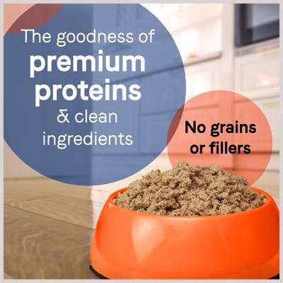 Show full view: CANIDAE Pure Lamb, Turkey & Chicken Recipe Adult Wet Dog Food, 13-oz, case of 12 slide 6 of 11