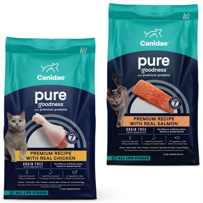 CANIDAE CANIDAE PURE Limited Ingredient Chicken Recipe + Salmon Recipe Dry Cat Food