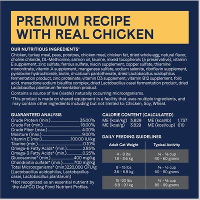 Show full view: CANIDAE PURE Limited Ingredient Chicken Recipe + Salmon Recipe Dry Cat Food slide 4 of 9