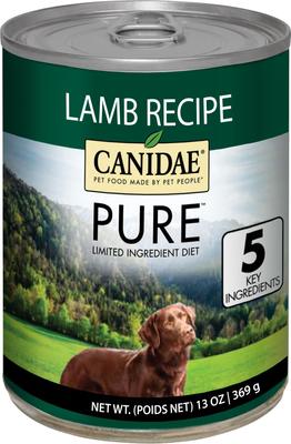 Show full view: CANIDAE PURE Limited Ingredient Duck & Turkey Recipe + Lamb Recipe Canned Dog Food slide 6 of 9