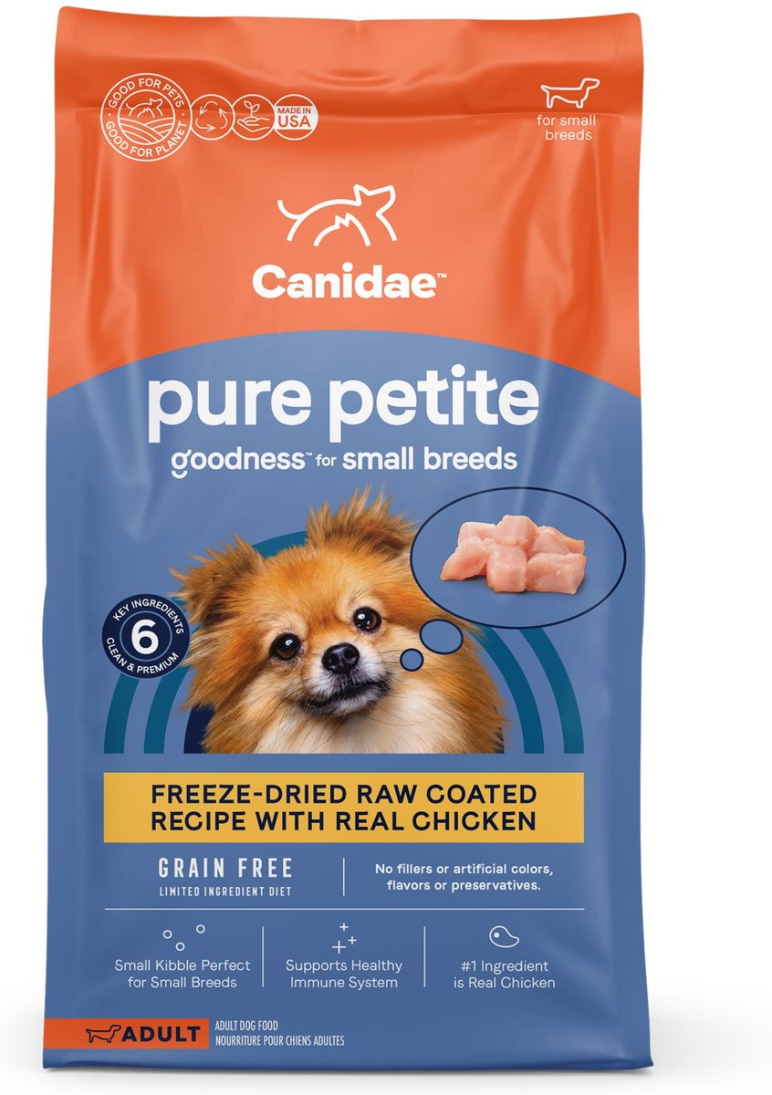 CANIDAE PURE Petite Adult Small Breed Grain-Free with Chicken Dry Dog Food