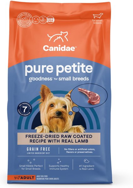 Dry Dog Food Canidae Pure Petite Lamb Recipe Freeze-Dried