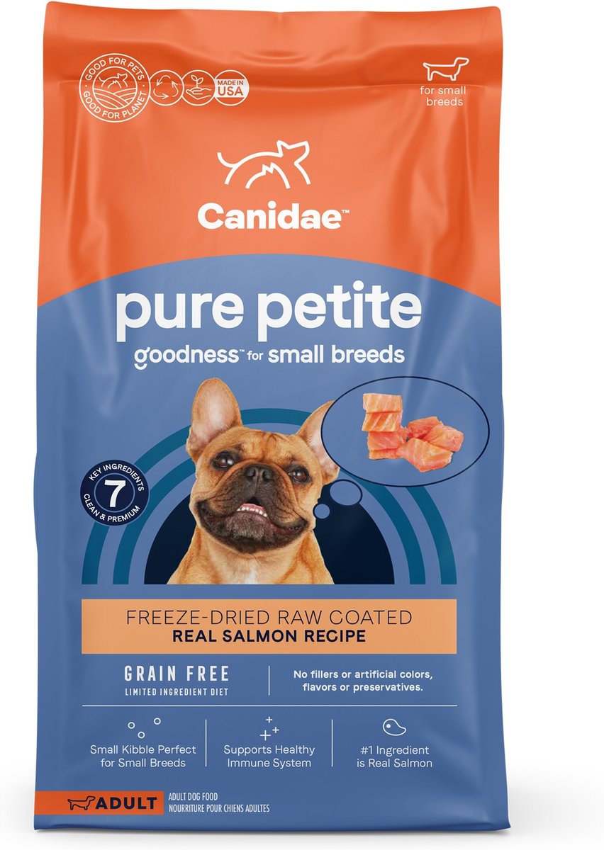Petite Salmon Formula Small Breed Puppy Limited Ingredient Diet Freeze-Dried Raw Coated Dry Dog Food