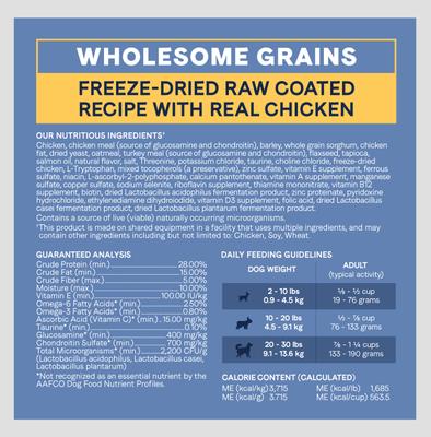 Show full view: CANIDAE Pure Petite Premium Recipe Chicken & Wholesome Grains Dry Dog Food, 10-lb bag slide 8 of 10