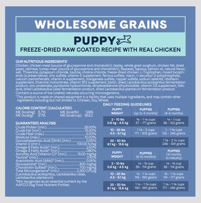 Show full view: CANIDAE Pure Petite Premium Recipe Puppy Chicken & Wholesome Grains Dry Dog Food, 4-lb bag slide 8 of 10