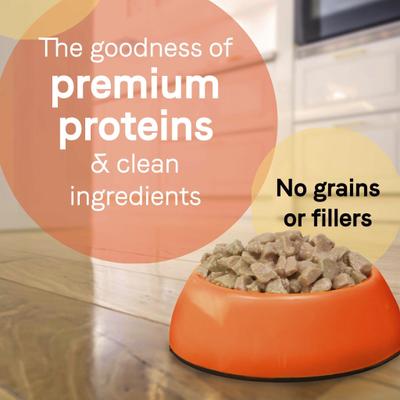 Show full view: CANIDAE PURE Petite Small Breed Fricassee Style Dinner with Turkey & Green Beans + Small Breed Cacciatore Style Dinner with Lamb & Carrots Wet Dog Food Trays slide 9 of 9