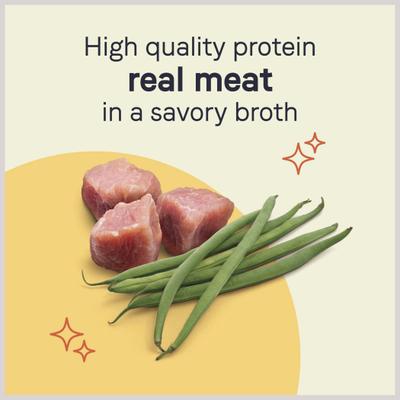 Show full view: CANIDAE PURE Petite Small Breed Pottage Style Dinner with Duck & Pumpkin Breed + Small Breed Fricassee Style Dinner with Turkey & Green Beans Wet Dog Food Trays slide 8 of 9