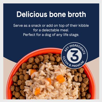 Show full view: CANIDAE PURE Real Turkey & Rice Bone Broth Wet Dog Food Topper, 5.5-oz box, case of 6 slide 5 of 9