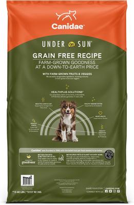 Show full view: CANIDAE Under the Sun Grain-Free Chicken Recipe Adult Dry Dog Food, 40-lb bag slide 3 of 11