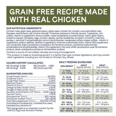 Show full view: CANIDAE Under the Sun Grain-Free Chicken Recipe Adult Dry Dog Food, 40-lb bag slide 8 of 11