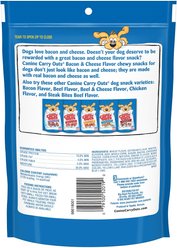 Canine Carry Outs Bacon & Cheese Flavor Dog Treats, 4.5-oz bag slide 2 of 3
