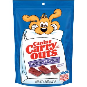 Canine Carry Outs Bacon Flavor Dog Treats, 4.5-oz bag