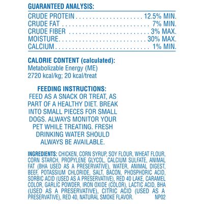Show full view: Canine Carry Outs Beef & Bacon Flavor Dog Treats, 4.5-oz bag slide 5 of 7