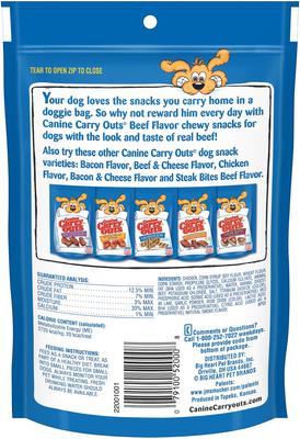 Show full view: Canine Carry Outs Beef Flavor Dog Treats, 4.5-oz bag slide 3 of 7