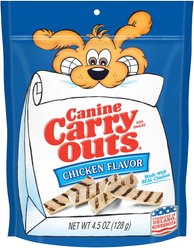 Canine Carry Outs Chicken Flavor Dog Treats, 4.5-oz bag