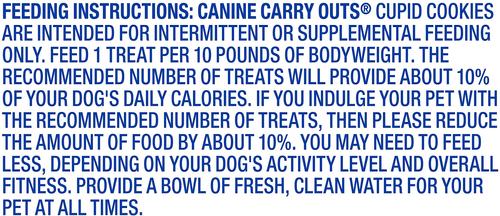 Show full view: Canine Carry Outs Cupid Valentine's Cookies Dog Treats, 4.5-oz bag slide 7 of 8