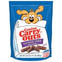 Canine Carry Outs Sausage Links Beef Flavor Dog Treats, 22.5-oz bag, case of 6