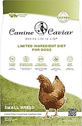 Canine Caviar Chicken & Whole Ground Oats Limited Ingredient Dry Dog Food, 11-lb bag