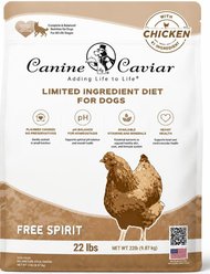 Canine Caviar Free Spirit Chicken Limited Ingredient Diet Alkaline Dry Dog Food, 22-lb bag slide 1 of 3
