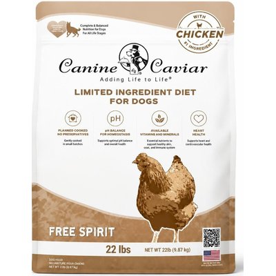 Canine Caviar Canine Caviar Free Spirit Holistic Dry Dog Food, 24-lb bag