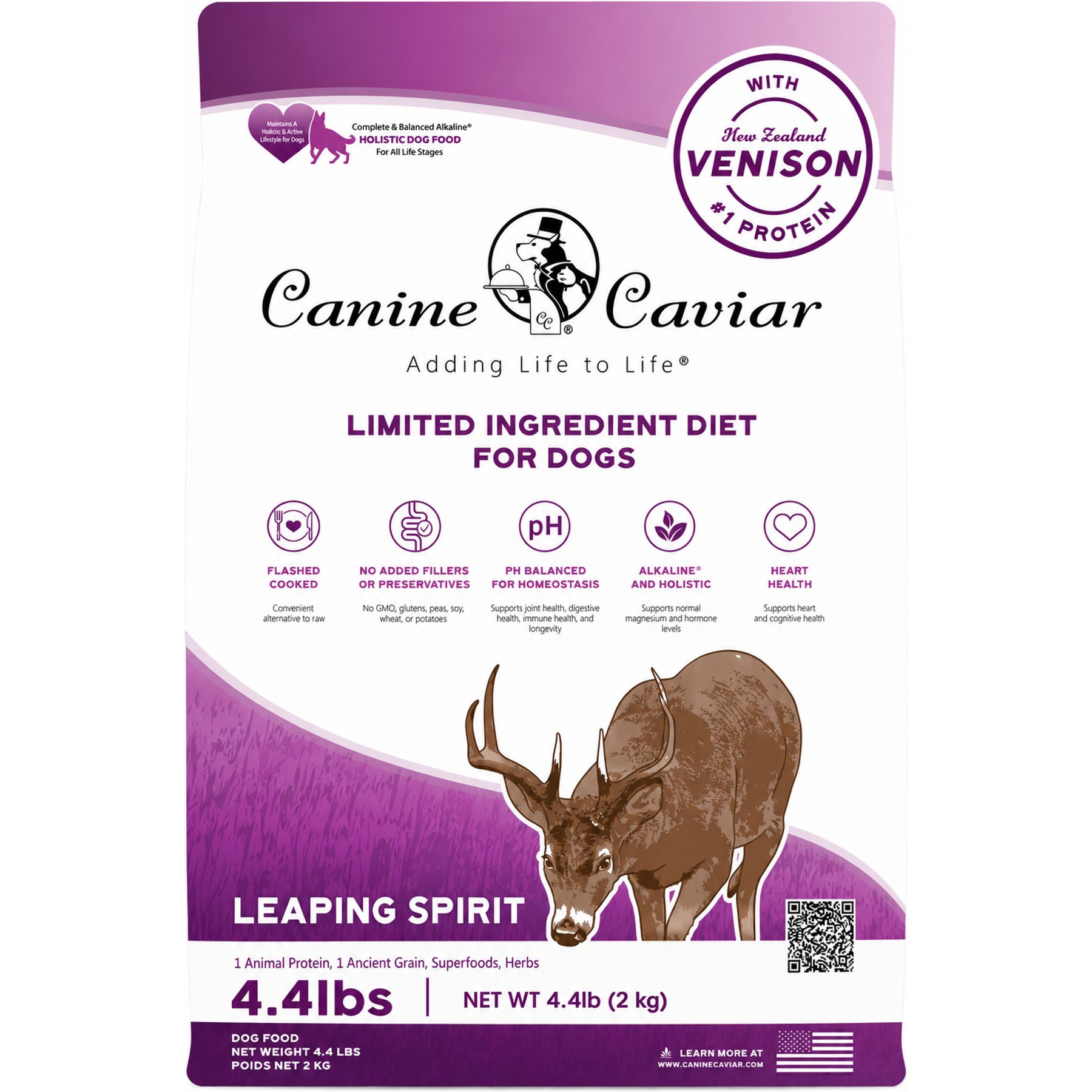 Canine Caviar Holistic Wilderness Dry Dog Food, 4.4-lb bag