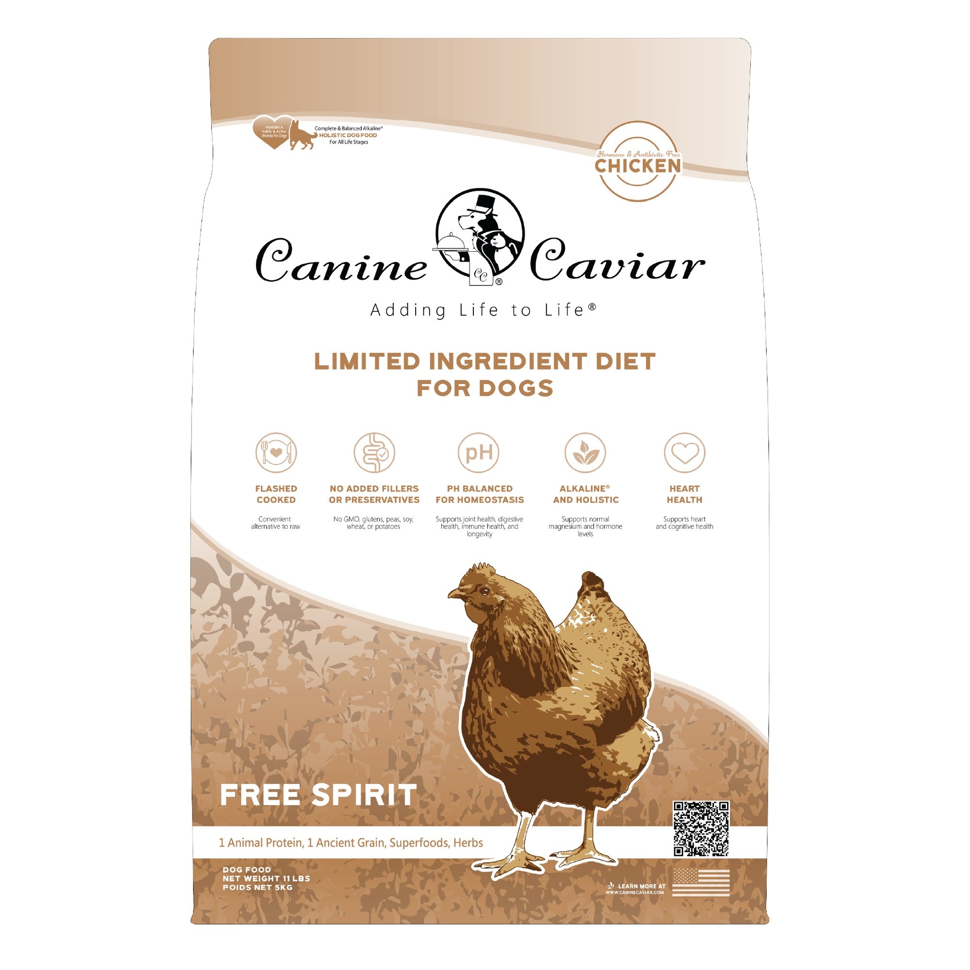 Limited Ingredient Diet Free Spirit Holistic Alkaline Entree All Life Stages Dry Dog Food