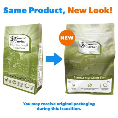 Show full view: Canine Caviar Limited Ingredient Diet Puppy Holistic Entrée Grain-Free Dry Dog Food, 8.8-lb bundle slide 3 of 7