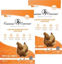 Canine Caviar Limited Ingredient Diet Special Needs Alkaline Holistic Entree Dry Dog Food, 11-lb bag, bundle of 2