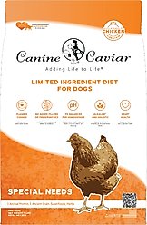 Canine Caviar Limited Ingredient Diet Special Needs Alkaline Holistic Entree Dry Dog Food, 11-lb bag